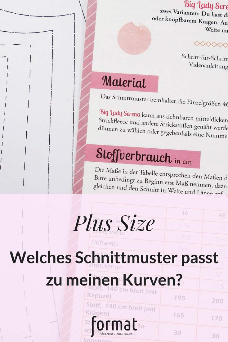 Wie wähle ich das passende Schnittmuster aus?