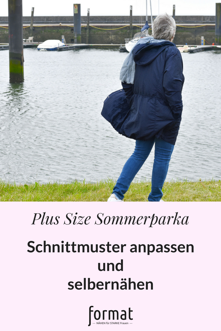 Parka in Plus Size Größe selber anpassen und nähen
